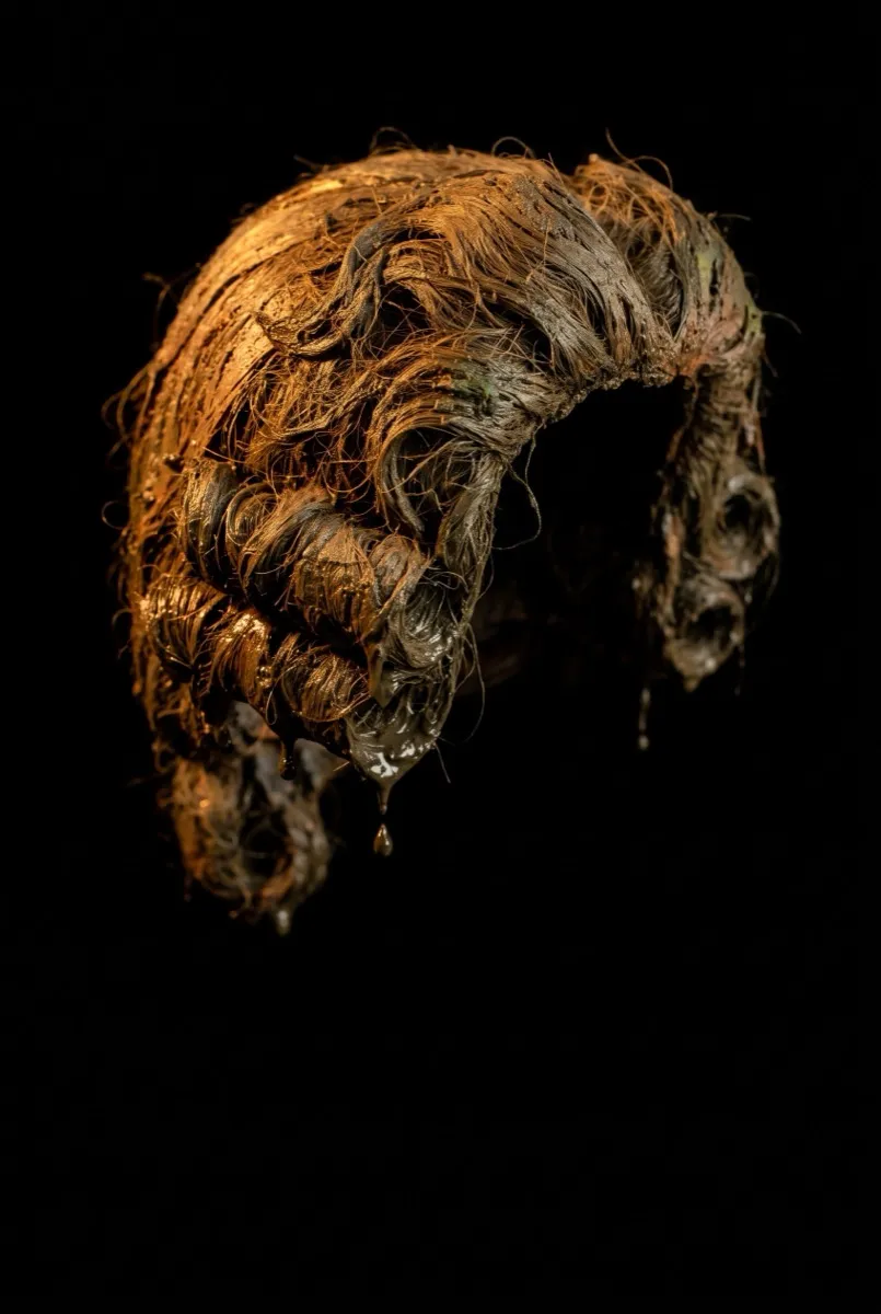 Wig soaked in mud — poster for The Scottish Darién