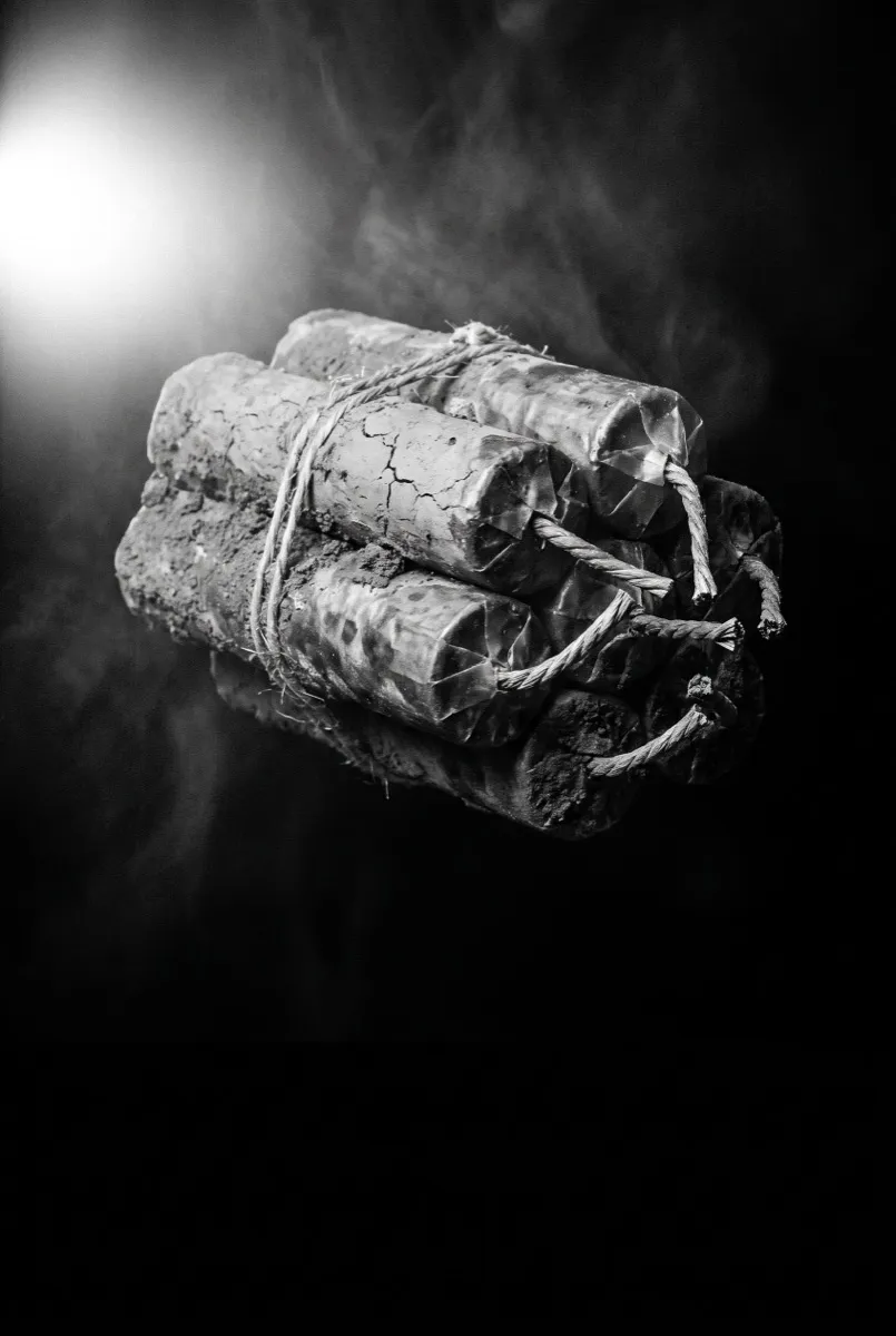 Bundle of unlit charges — poster for The Culebra Cut
