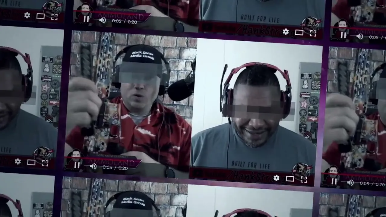 Real social media videos, with faces blurred